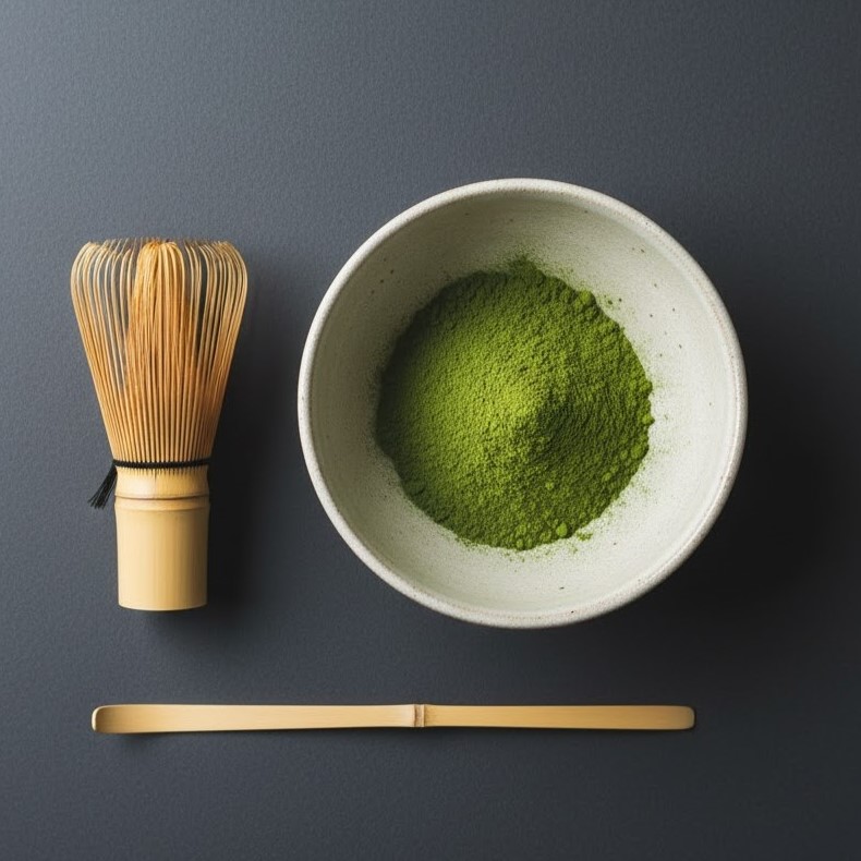 Matcha fields and premium powder
