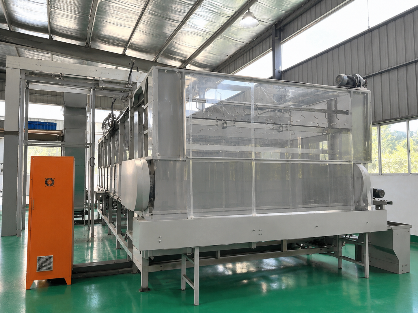 Leaf handling line at the Shizuoka facility