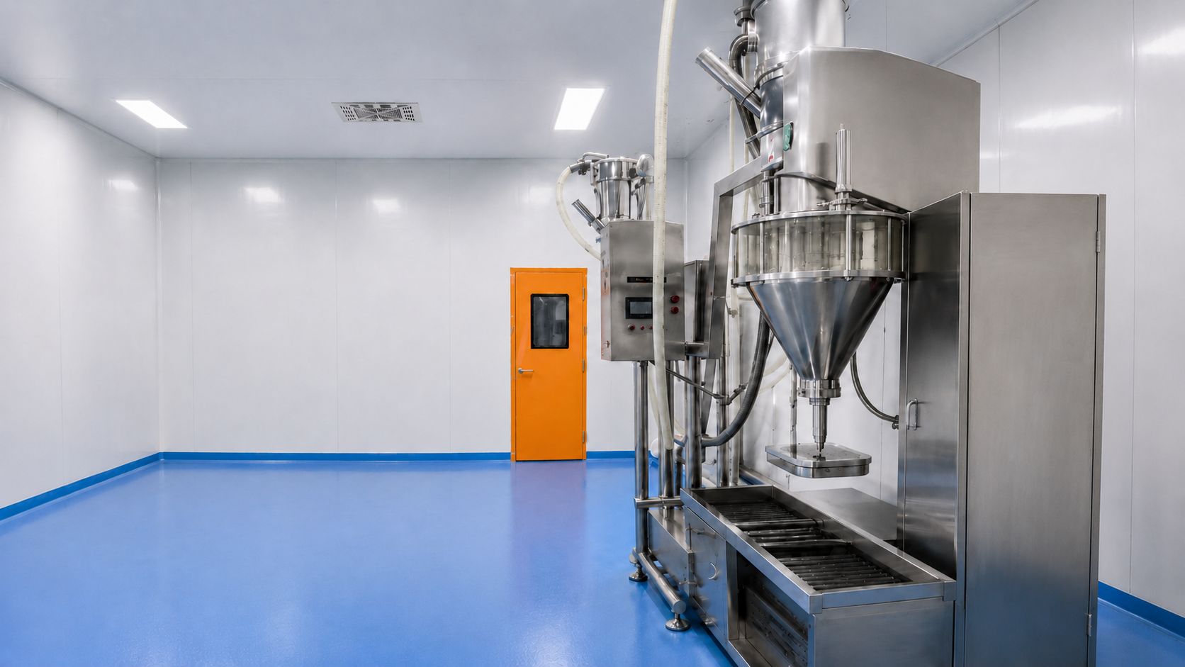 Conveying and filling systems at the Shizuoka matcha facility