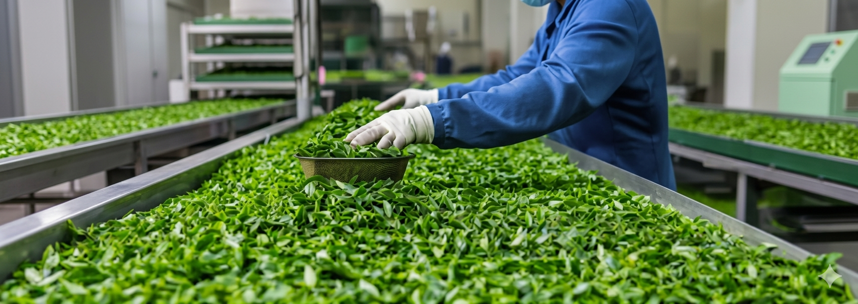 Tea handling at Yuminaga processing